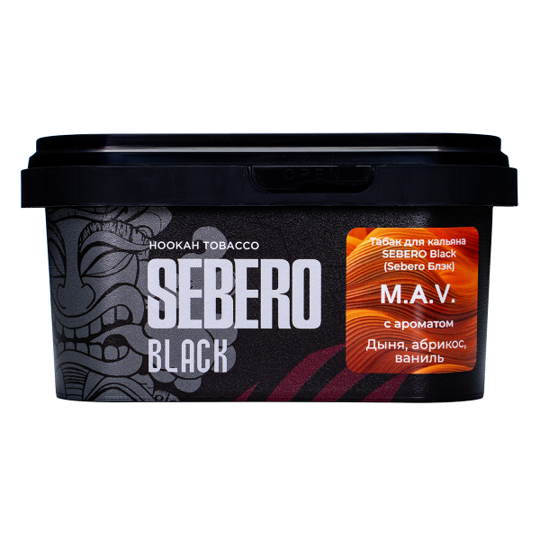 Табак Sebero Black M.a.v. 200 грамм в Челябинске
