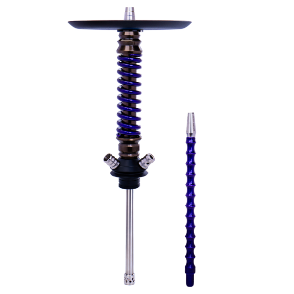 Кальян Mamay Customs Coilovers Mini Бронза Фиолетовый Лак в Челябинске