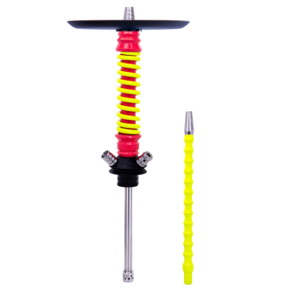 Кальян Mamay Customs Coilovers Mini Розово Жёлтый Флюр в Челябинске