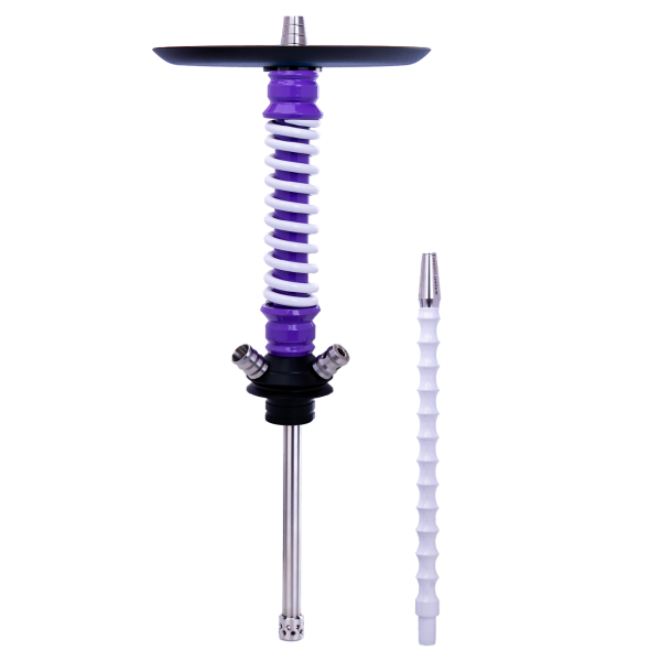 Кальян Mamay Customs Coilovers Mini Сиренево Белый в Челябинске