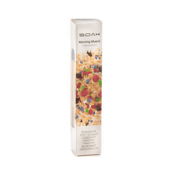 Электронная сигарета Soak X Morning Muesli 2200 в Челябинске