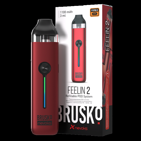 POD-система Brusko Feelin 2 Малиновый в Челябинске