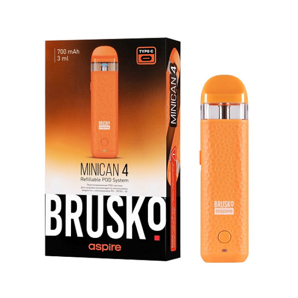 POD-система Brusko Minican 4 Оранжевый в Челябинске