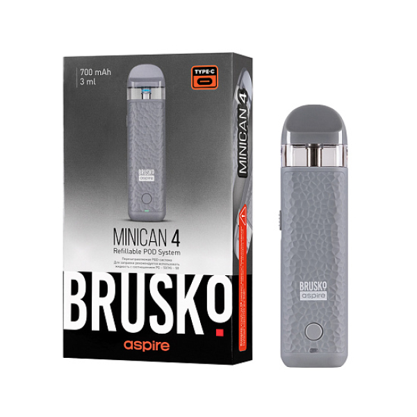 POD-система Brusko Minican 4 Серый в Челябинске