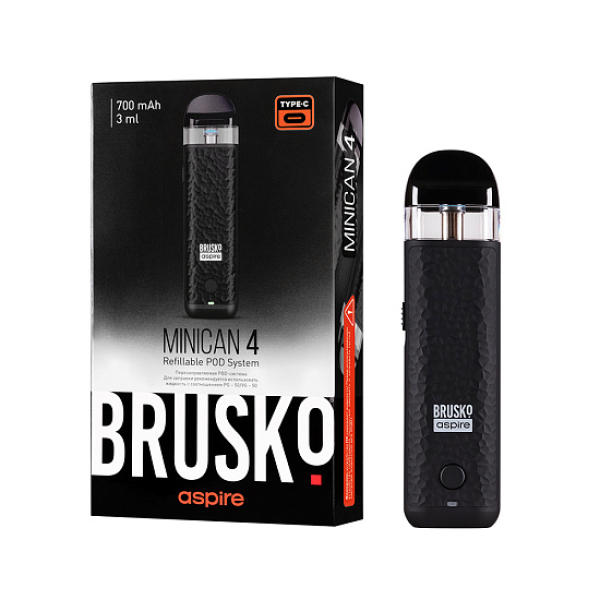 POD-система Brusko Minican 4 Черный в Челябинске