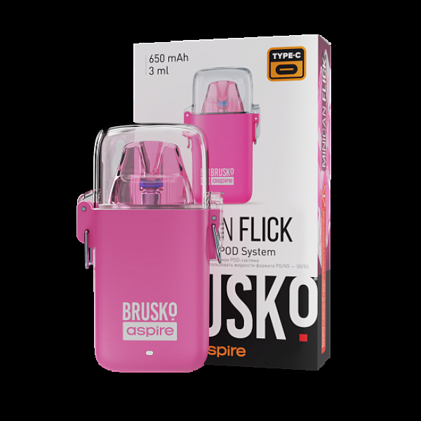 POD-система Brusko Minican Flick Розовый в Челябинске