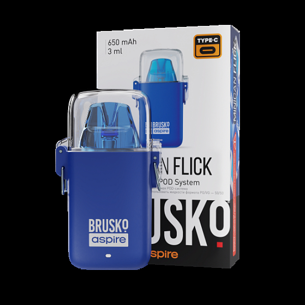 POD-система Brusko Minican Flick Синий в Челябинске