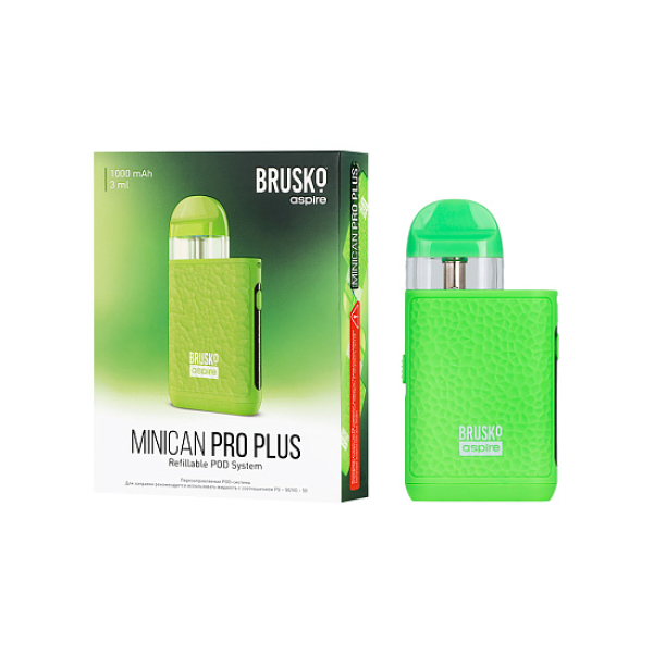 POD-система Brusko Minican Pro Plus Зеленый в Челябинске
