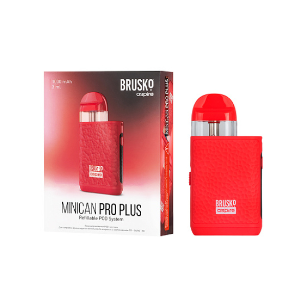 POD-система Brusko Minican Pro Plus Красный в Челябинске