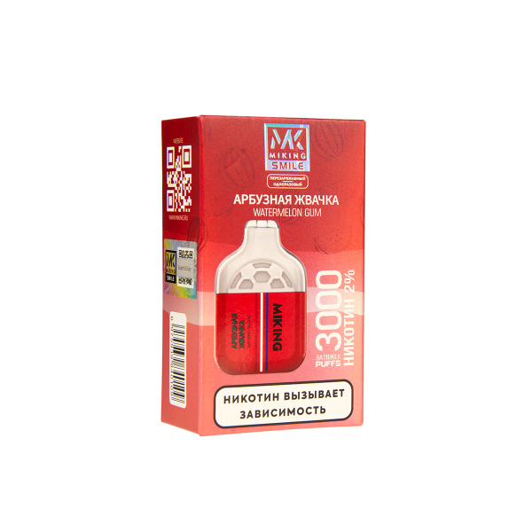 Электронка Miking Watermelon Gum 3000 Затяжек в Челябинске