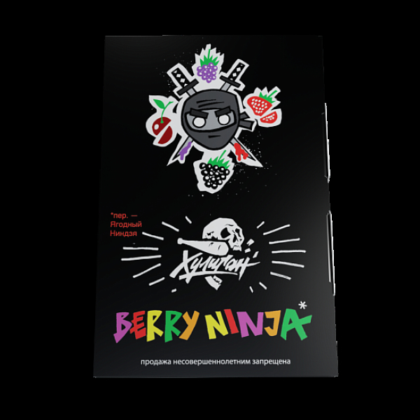 Табак Хулиган Berry Ninja Лесные Ягоды 25 грамм в Челябинске