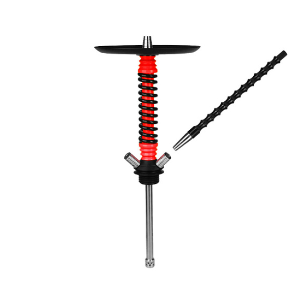 Кальян Mamay Customs V3  Coilovers Mini Красно Черный в Челябинске