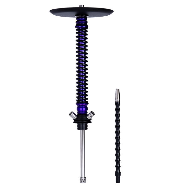 Кальян Mamay Customs Coilovers Фиолетовый Лак Черный в Челябинске