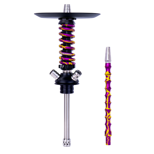 Кальян Mamay Customs Coilover Micro Пурпурно Золотой Сплеш в Челябинске