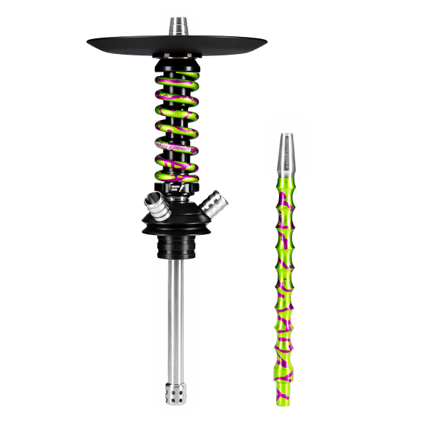 Кальян Mamay Customs Coilover Micro Салатово Пурпурный Сплеш в Челябинске