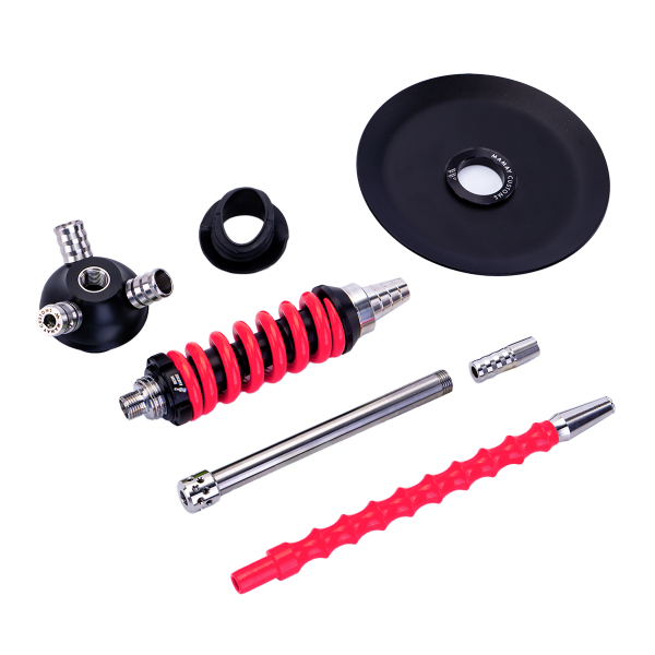 Кальян Mamay Customs Coilover Micro Чёрно Розовый в Челябинске