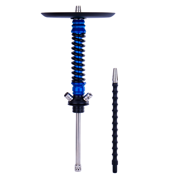 Кальян Mamay Customs Coilovers Mini Голубой Лак Черный в Челябинске