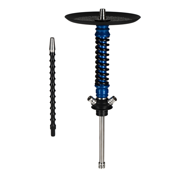 Кальян Mamay Customs Coilovers Mini Голубой Лак Черный Грав. Калиграфия в Челябинске