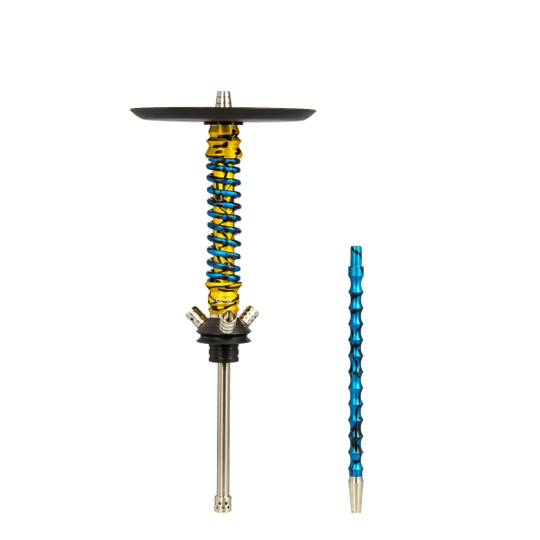 Кальян Mamay Customs Coilovers Mini Золотой Сплеш Голубой Сплеш в Челябинске