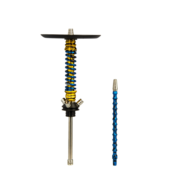 Кальян Mamay Customs Coilovers Mini Синий Сплеш Золотой Сплеш в Челябинске