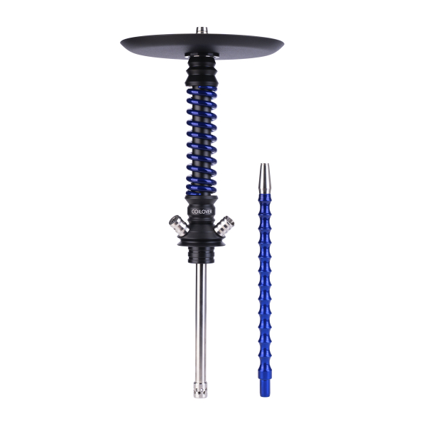 Кальян Mamay Customs Coilovers Mini Чёрно Синий Лак в Челябинске