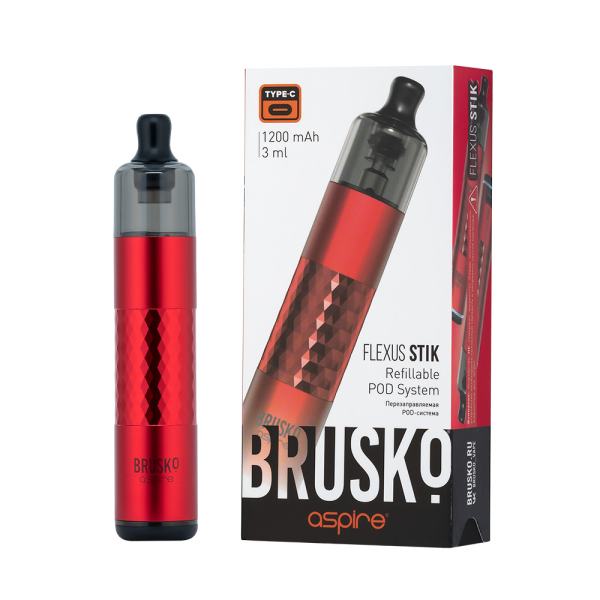 POD-система Brusko Flexus Stik Красный в Челябинске