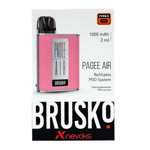 POD-система Brusko Pagee Air Rose Pink Розовывй в Челябинске