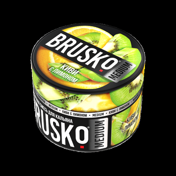 Бестабачная смесь Brusko Киви С Лимоном Medium 50 грамм в Челябинске