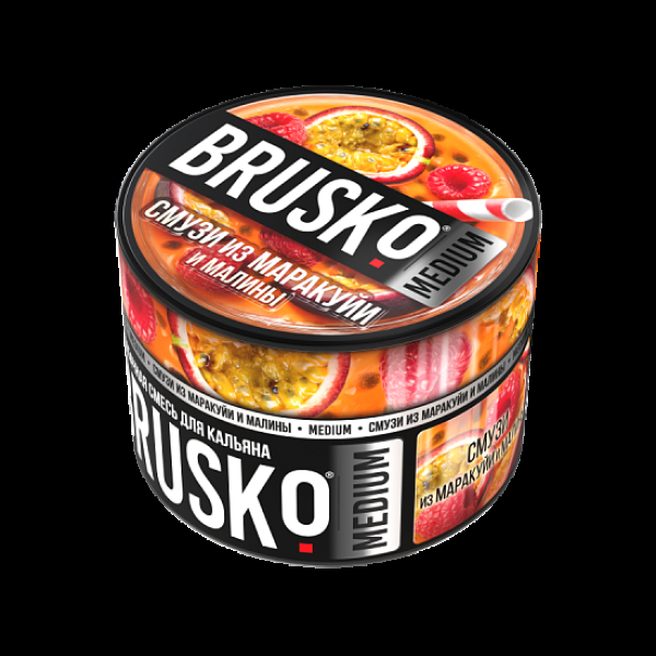 Бестабачная смесь Brusko Смузи Из Маракуйи И Малины Medium 50 грамм в Челябинске