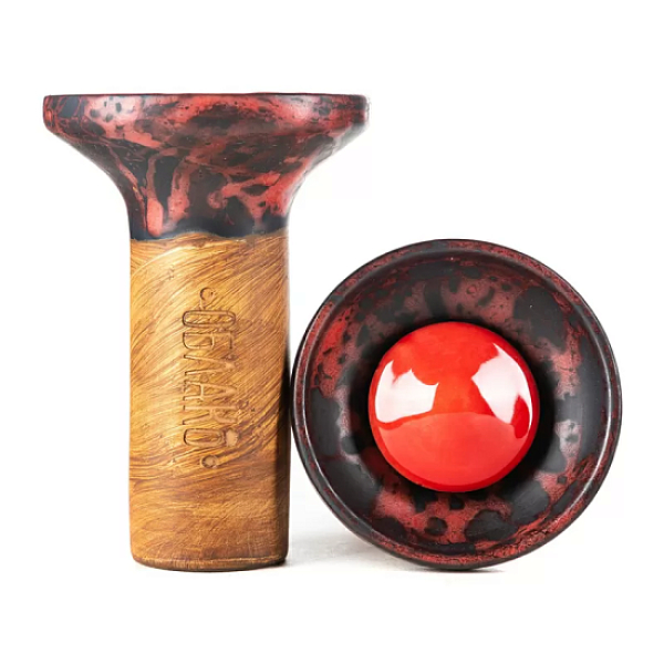 Чаша Облако Flow Red On Black Red Marble в Челябинске