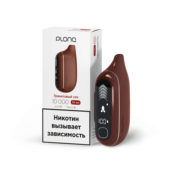 Электронка Plonq Max Pro   Гранатовый Сок 10000 затяжек в Челябинске
