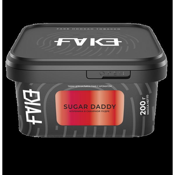 Табак Fake Sugar Daddy Клубника В Сахарной Пудре 200 грамм в Челябинске