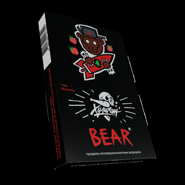 Табак Хулиган Bear Клубника С Елкой 25 грамм в Челябинске
