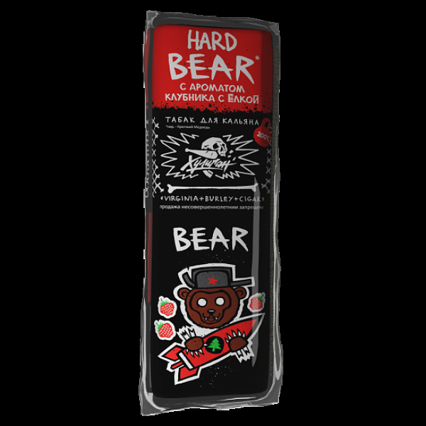 Табак Хулиган Hard Bear Клубника С Елкой 200 грамм в Челябинске
