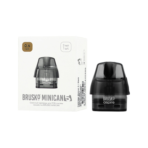 Сменный картридж Brusko Minican 5 0.6 Ом (3 мл, 1 шт.) в Челябинске