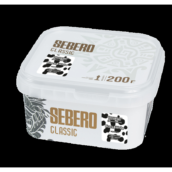 Табак Sebero Black& White 200 грамм в Челябинске