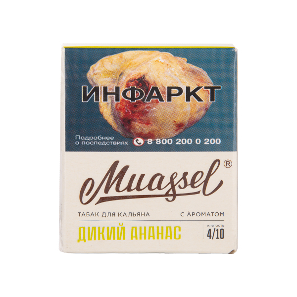 Табак Muassel Medium Дикий Ананас 40 грамм в Челябинске