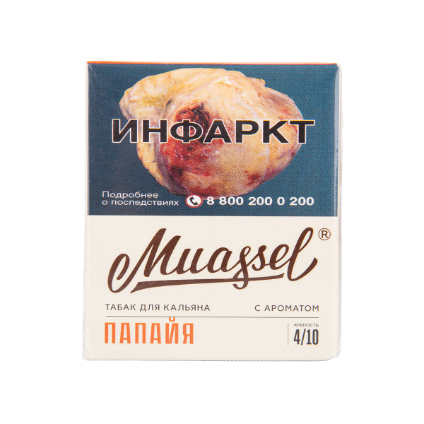 Табак Muassel Medium Папайя 40 грамм в Челябинске
