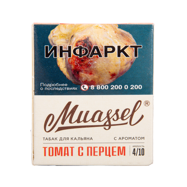 Табак Muassel Medium Томат С перцем 40 грамм в Челябинске