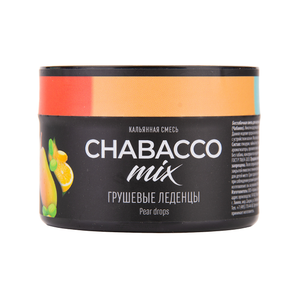 Бестабачная смесь Chabacco Mix Medium Pear Drops 40 грамм в Челябинске