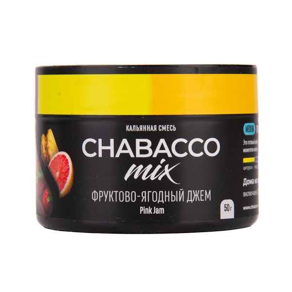 Бестабачная смесь Chabacco Mix Medium Pink Jam 40 грамм в Челябинске