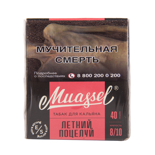 Табак Muassel Extra Strong  Летний Поцелуй 40 грамм в Челябинске