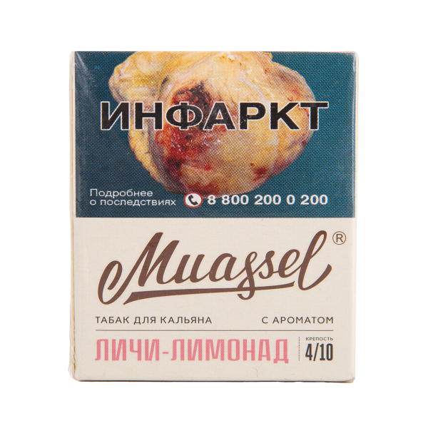 Табак Muassel Medium  Личи Лимонад 40 грамм в Челябинске