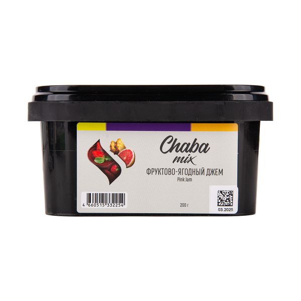 Безникотиновая смесь Chaba Pink Jam Nicotine Free 200 грамм в Челябинске