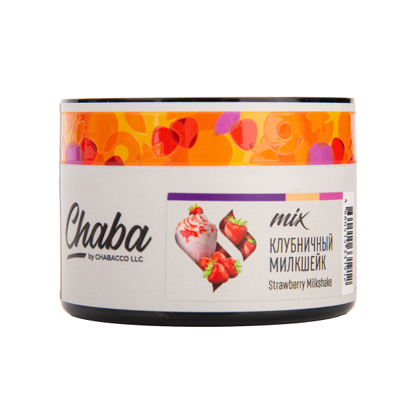 Бестабачная смесь Chaba Mix Strawberry Milkshake Nicotine Free 50 грамм в Челябинске