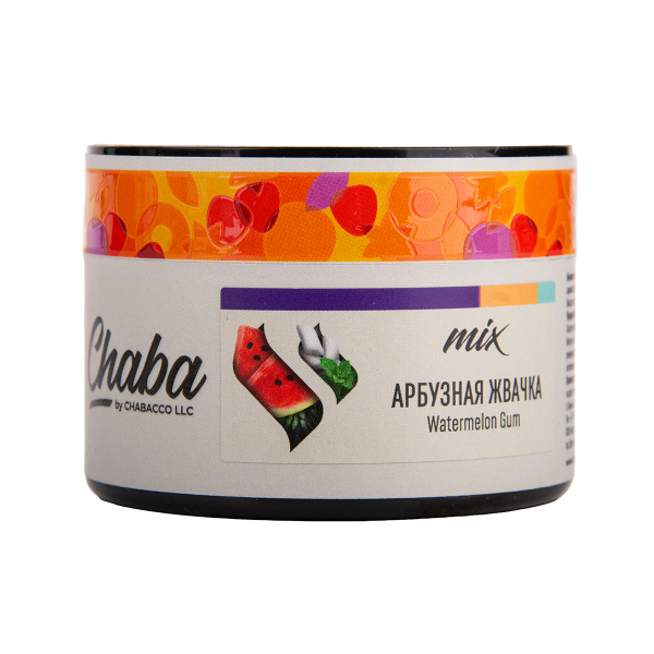 Бестабачная смесь Chaba Mix Watermelon Gum Nicotine Free 50 грамм в Челябинске