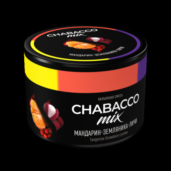 Бестабачная смесь Chabacco Mix Medium Tangerine Strawberry Lychee 40 грамм в Челябинске