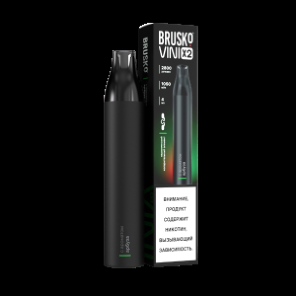 Электронка Brusko Vini X2 Арбуз 2800 затяжек в Челябинске