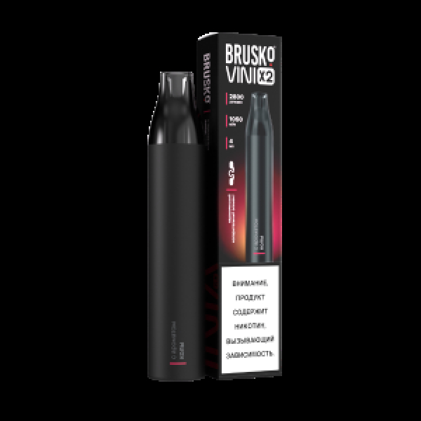 Электронка Brusko Vini X2 Кола 2800 затяжек в Челябинске