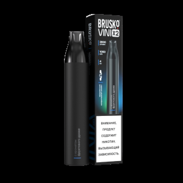 Электронка Brusko Vini X2 Фруктовое Драже 2800 затяжек в Челябинске